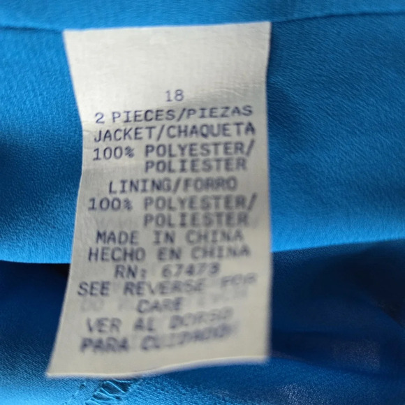 Julian Taylor Teal Skirt Set NWT - Picture 12 of 13